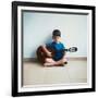 Boy with Guitar, 2013-Max Ferguson-Framed Giclee Print