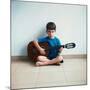 Boy with Guitar, 2013-Max Ferguson-Mounted Giclee Print