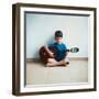 Boy with Guitar, 2013-Max Ferguson-Framed Giclee Print