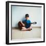 Boy with Guitar, 2013-Max Ferguson-Framed Giclee Print