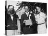 Boy with His Parents on His 8th Grade Graduation, Ca. 1940-null-Stretched Canvas