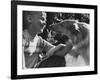 Boy with His Pet Collie-Robert W^ Kelley-Framed Photographic Print