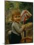 Boy with hobby horse, 1889-Hans Olaf Heyerdahl-Mounted Giclee Print