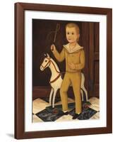 Boy with Horse-Diane Ulmer Pedersen-Framed Art Print