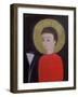 Boy with Lily, 2002-Roya Salari-Framed Giclee Print