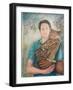 Boy with Owl, 2012-Silvia Pastore-Framed Giclee Print
