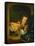 Boy with Pancakes-Godfried Schalcken-Framed Stretched Canvas