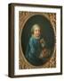 Boy with Peaches, 1760-Francois-Hubert Drouais-Framed Giclee Print