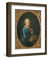 Boy with Peaches, 1760-Francois-Hubert Drouais-Framed Giclee Print