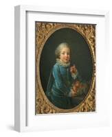 Boy with Peaches, 1760-Francois-Hubert Drouais-Framed Giclee Print