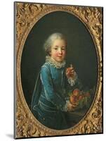 Boy with Peaches, 1760-Francois-Hubert Drouais-Mounted Giclee Print