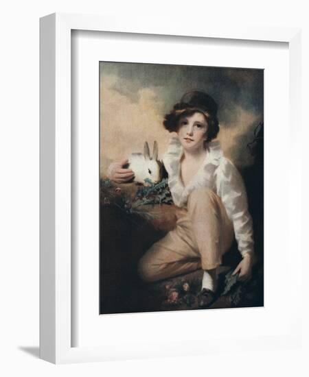 Boy with Rabbit, C1814-Henry Raeburn-Framed Giclee Print