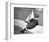 Boy with Sail Boat-null-Framed Giclee Print