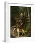 Boy with sporting dogs, 1872-Johan Fredrik Eckersberg-Framed Giclee Print