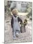 Boy with Sunflowers-Gail Goodwin-Mounted Giclee Print