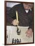 Boy Writing Chinese Calligraphy, Shanghai, China-Keren Su-Framed Photographic Print