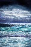 Original Oil Painting Showing Mighty Storm in Ocean or Sea on Canvas. Modern Impressionism, Moderni-Boyan Dimitrov-Art Print