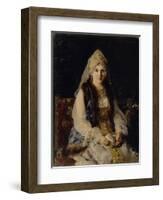 Boyar's Wife, 1880-Konstantin Yegorovich Makovsky-Framed Giclee Print