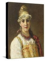 Boyar's Wife, 1880S-Konstantin Yegorovich Makovsky-Stretched Canvas