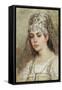 Boyar's Wife, 1880S-Konstantin Yegorovich Makovsky-Framed Stretched Canvas