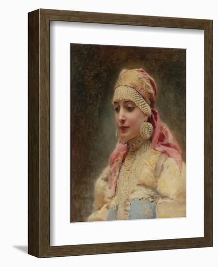 Boyar's Wife-Konstantin Yegorovich Makovsky-Framed Giclee Print