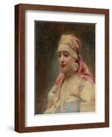 Boyar's Wife-Konstantin Yegorovich Makovsky-Framed Giclee Print