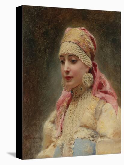 Boyar's Wife-Konstantin Yegorovich Makovsky-Stretched Canvas