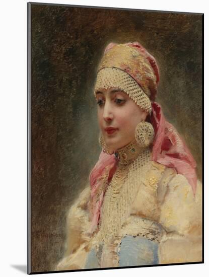 Boyar's Wife-Konstantin Yegorovich Makovsky-Mounted Giclee Print