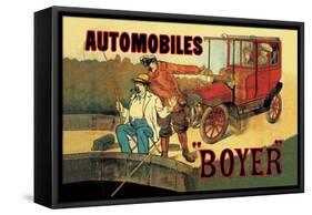 Boyer, Automobiles-null-Framed Stretched Canvas