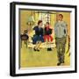 "Boyfriend's Baby Pictures", March 14, 1953-George Hughes-Framed Giclee Print