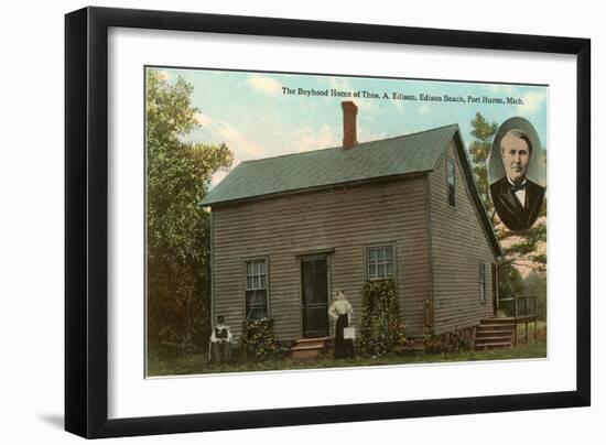 Boyhood Home of Edison, Port Huron, Michigan-null-Framed Art Print