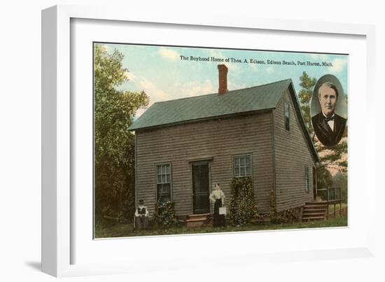 Boyhood Home of Edison, Port Huron, Michigan-null-Framed Art Print