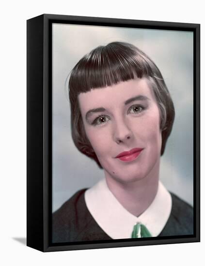 Boyish Hairstyle 1950s-Charles Woof-Framed Stretched Canvas