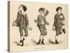 Boys Afflicted with Chorea Known as St. Vitus' Dance or as Danse de Saint-Guy in France-null-Stretched Canvas