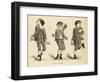 Boys Afflicted with Chorea Known as St. Vitus' Dance or as Danse de Saint-Guy in France-null-Framed Art Print