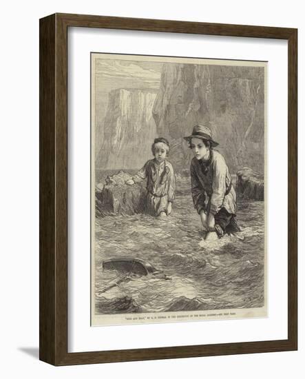 Boys and Boat-George Housman Thomas-Framed Giclee Print