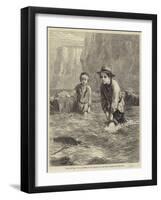 Boys and Boat-George Housman Thomas-Framed Giclee Print