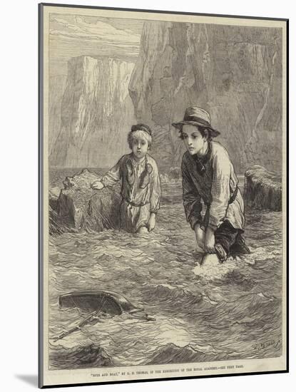 Boys and Boat-George Housman Thomas-Mounted Giclee Print