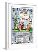 Boys and Girls Come Out to Play, c.1885-Walter Crane-Framed Art Print