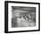 Boys and Girls Playing Netball, Cable Street School, Stepney, London, 1908-null-Framed Photographic Print