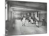 Boys and Girls Playing Netball, Cable Street School, Stepney, London, 1908-null-Mounted Photographic Print