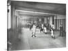 Boys and Girls Playing Netball, Cable Street School, Stepney, London, 1908-null-Stretched Canvas