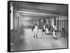 Boys and Girls Playing Netball, Cable Street School, Stepney, London, 1908-null-Framed Stretched Canvas