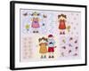 Boys and Girls-Maria Trad-Framed Giclee Print