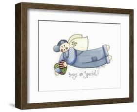 Boys are Special Angel-Debbie McMaster-Framed Giclee Print