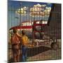 "Boys at Airport," March 30, 1946-John Atherton-Mounted Premium Giclee Print