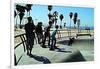 Boys at Skate Park-Steve Ash-Framed Premium Photographic Print