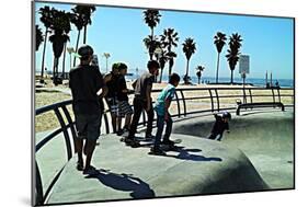 Boys at Skate Park-Steve Ash-Mounted Photographic Print