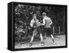 Boys at Start of Fight-null-Framed Stretched Canvas