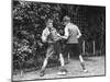 Boys at Start of Fight-null-Mounted Photographic Print